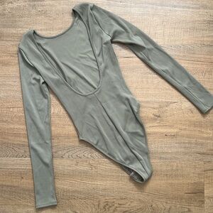ANINE BING Scoop Back Body Suit Sz M